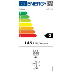 CAVE A VIN INTEGREE ROSIERES ENCASTRABLE 46bts 2zones H81,3 39db GC Pte RWCB60N