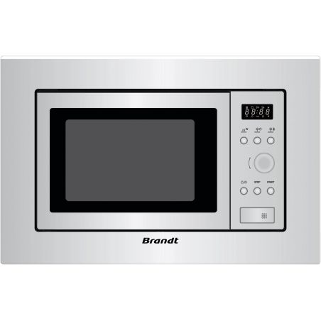 MICRO ONDES MONO FONCTION ENCA BRANDT ENCASTRABLE 17l 700w Quattropulse Inox BMS 6112 X