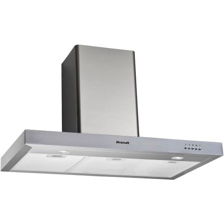 HOTTE DECOR BRANDT ENCASTRABLE Mur 90cm 617m3 70db B Inox BHB 6901 X
