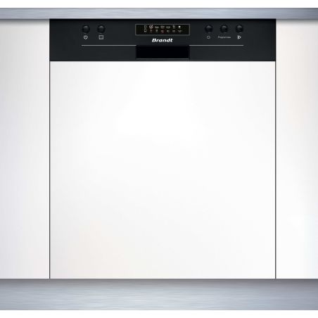LAVE VAISSELLE INTEGRE 60CM BRANDT ENCASTRABLE 14c 6prg 4t 4 4db Ddif DB Noir BDB424LB