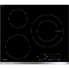 TABLE A INDUCTION SAUTER 3z 60cm 7,2kw Eco 3min Noirin SPI 4360 X