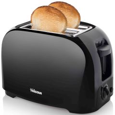 GRILLE PAIN TOASTER TRISTAR 2fentes 800w 6reglages Noir BR-1025