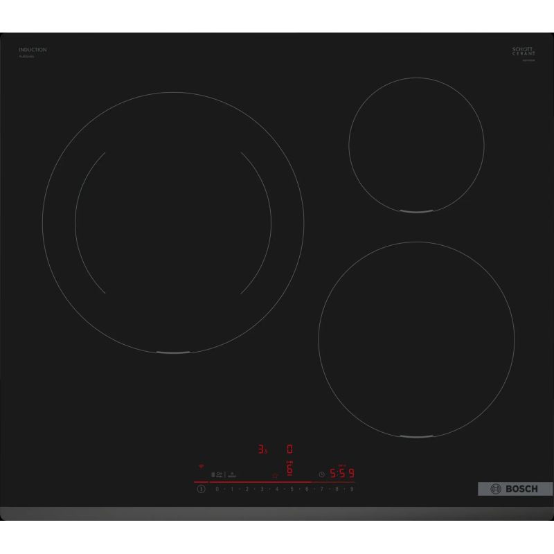 TABLE A INDUCTION BOSCH ENCASTRABLE S6 3ind 60cm 7,4kw Connect Bis PIJ631HB1E