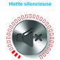 HOTTE DECOR BEKO MENAGER Pyram 90cm 400m3 64db D Inox CWB 9441 XNH