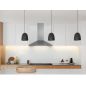 HOTTE DECOR BEKO MENAGER Pyram 90cm 400m3 64db D Inox CWB 9441 XNH