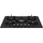TABLE VERRE BEKO MENAGER 4gaz + 1wok 75cm Cdes Front No HILW 75222 S