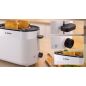 GRILLE PAIN TOASTER BOSCH PAM Mymoment 950w 2fentes Blanc TAT2M121