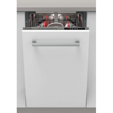 LAVE VAISSELLE TT INTEGRE 45CM SHARP 10c 8pr Ddif 47db EC QWI1GI47EX
