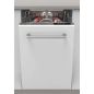 LAVE VAISSELLE TT INTEGRE 45CM SHARP 10c 8pr Ddif 47db EC QWI1GI47EX