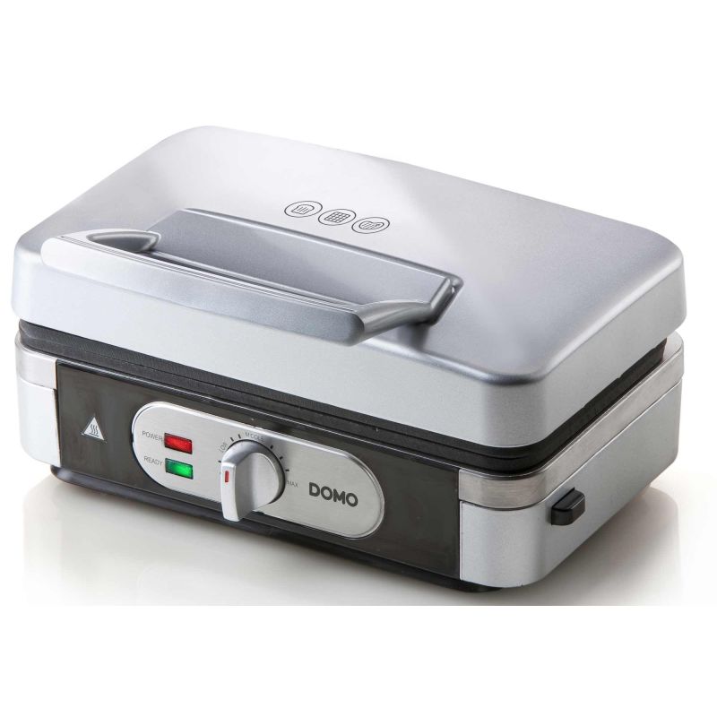 GAUFRIER ET CROQUE MONSIEUR DOMO Croquegaufregril 1000w DO9136C