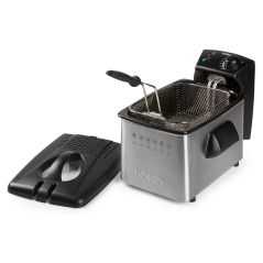FRITEUSE CLASSIQUE DOMO 2200w 3l Cuve Amov Thermost Hu DO464FR