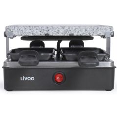 RACLETTE LIVOO Raclette 4pers 4poelons 600w N DOC242