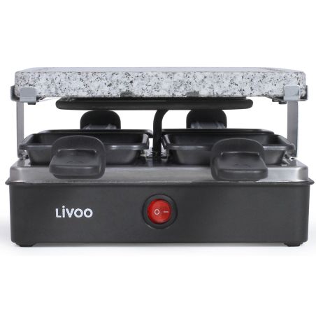 RACLETTE LIVOO Raclette 4pers 4poelons 600w N DOC242