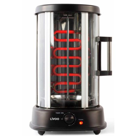 GRILLE VIANDE ET BARBECUE ELEC LIVOO Grill Vertical 1500w 200deg No DOM323