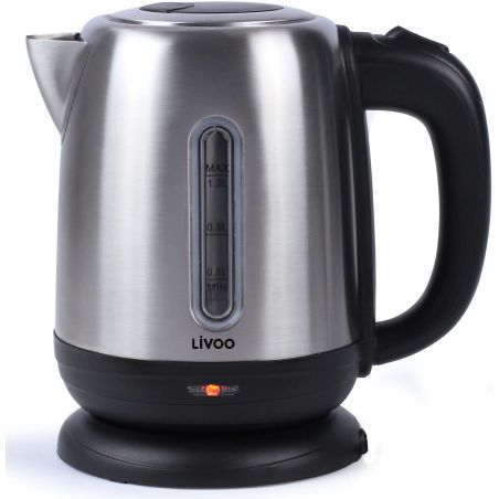 BOUILLOIRE LIVOO 1,2l Ssfiil Gris DOD182