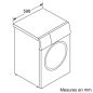 LAVE LINGE FRONTAL BOSCH MENAGER EX S4 1400t 8kg Induc Fdif 72d WAN28278FR