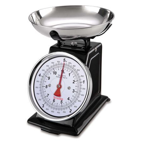 BALANCE DE CUISINE TERRAILLON 5kg 20gr Meca Retro Noir TRAD500DUALNOIRE