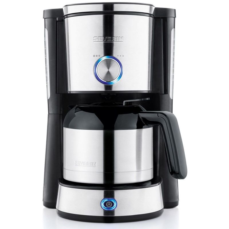 CAFETIERE FILTRE SEVERIN 8t 1000w Type Switch Inoxnoir KA 4845