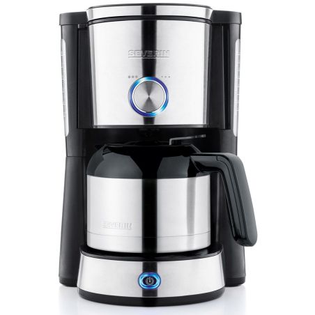 CAFETIERE FILTRE SEVERIN 8t 1000w Type Switch Inoxnoir KA 4845